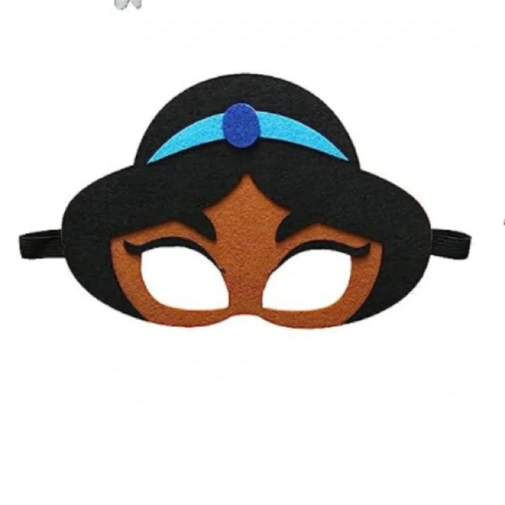 COPY - Disney’s Jasmine & Pocahontas Fun Felt Face Mask with Elastic Straps Bra…